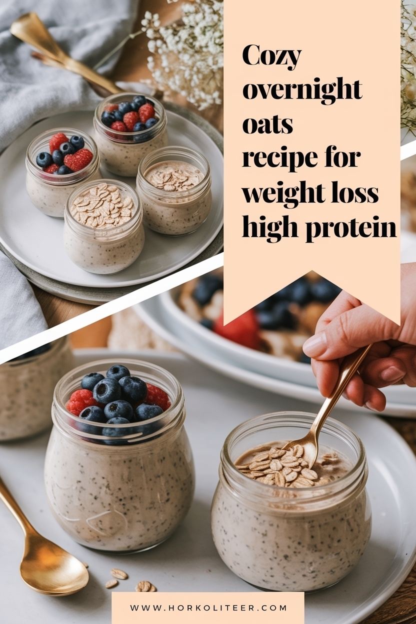 overnight oats recipe for weight loss high protein