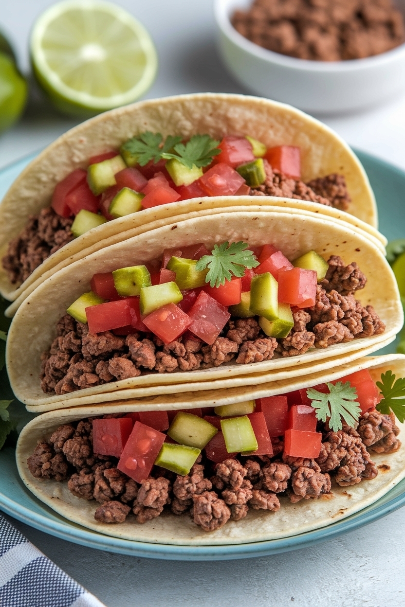 ground beef tacos recipe easy family