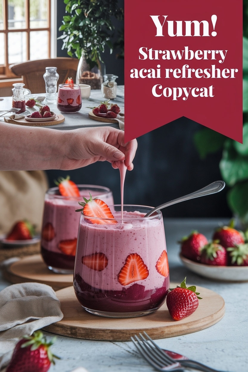 strawberry acai refresher copycat