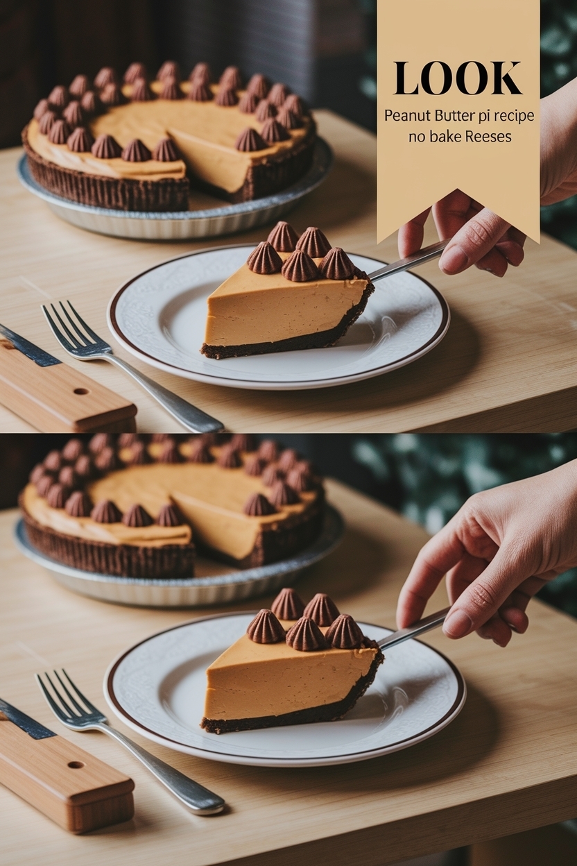 peanut butter pie recipe no bake reeses