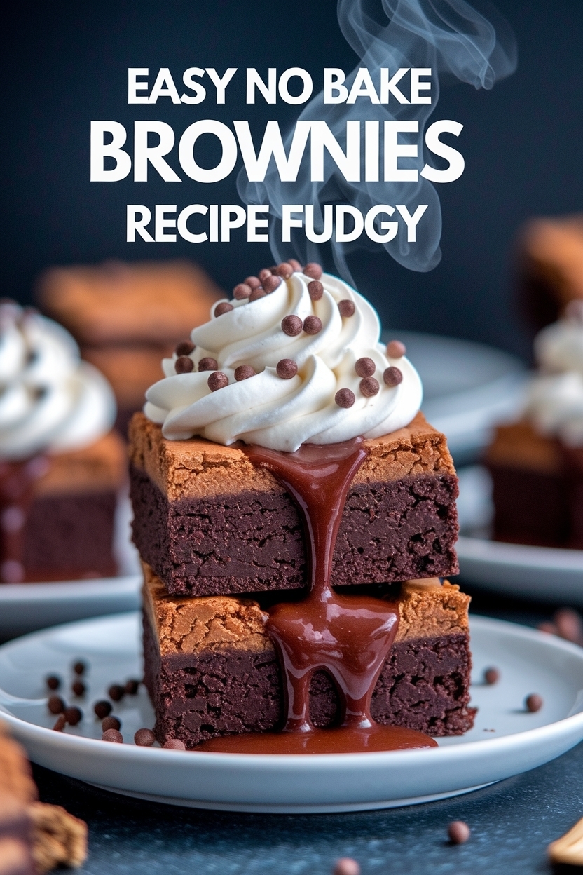 no bake brownies recipe fudgy