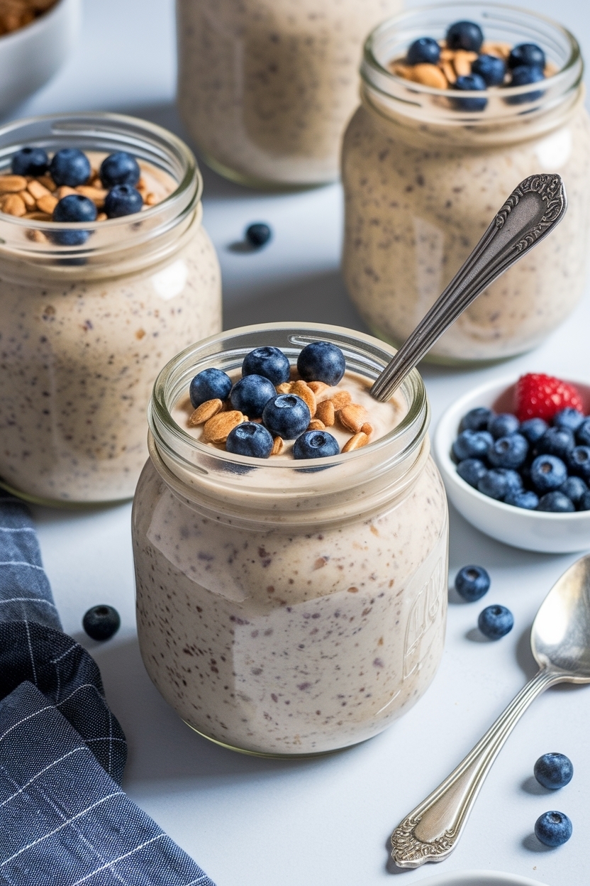 overnight oats recipe for weight loss high protein