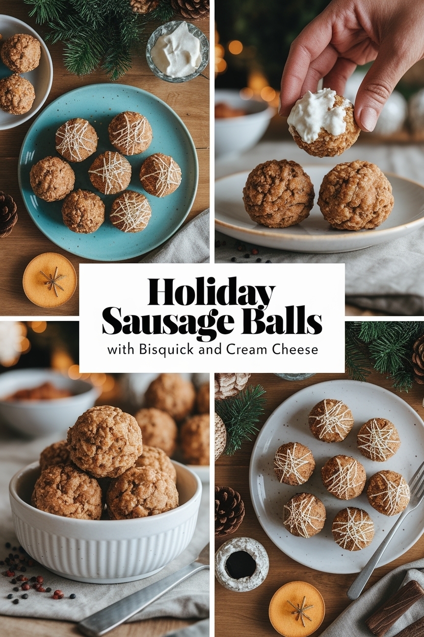 sausage balls with bisquick and cream cheese