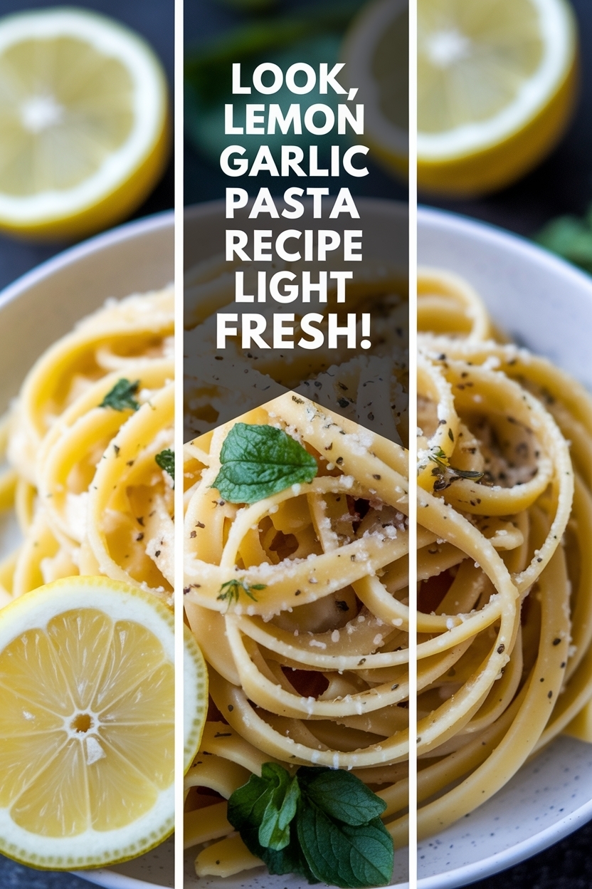 lemon garlic pasta recipe light fresh