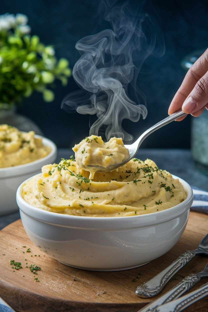 garlic mashed potatoes recipe creamy