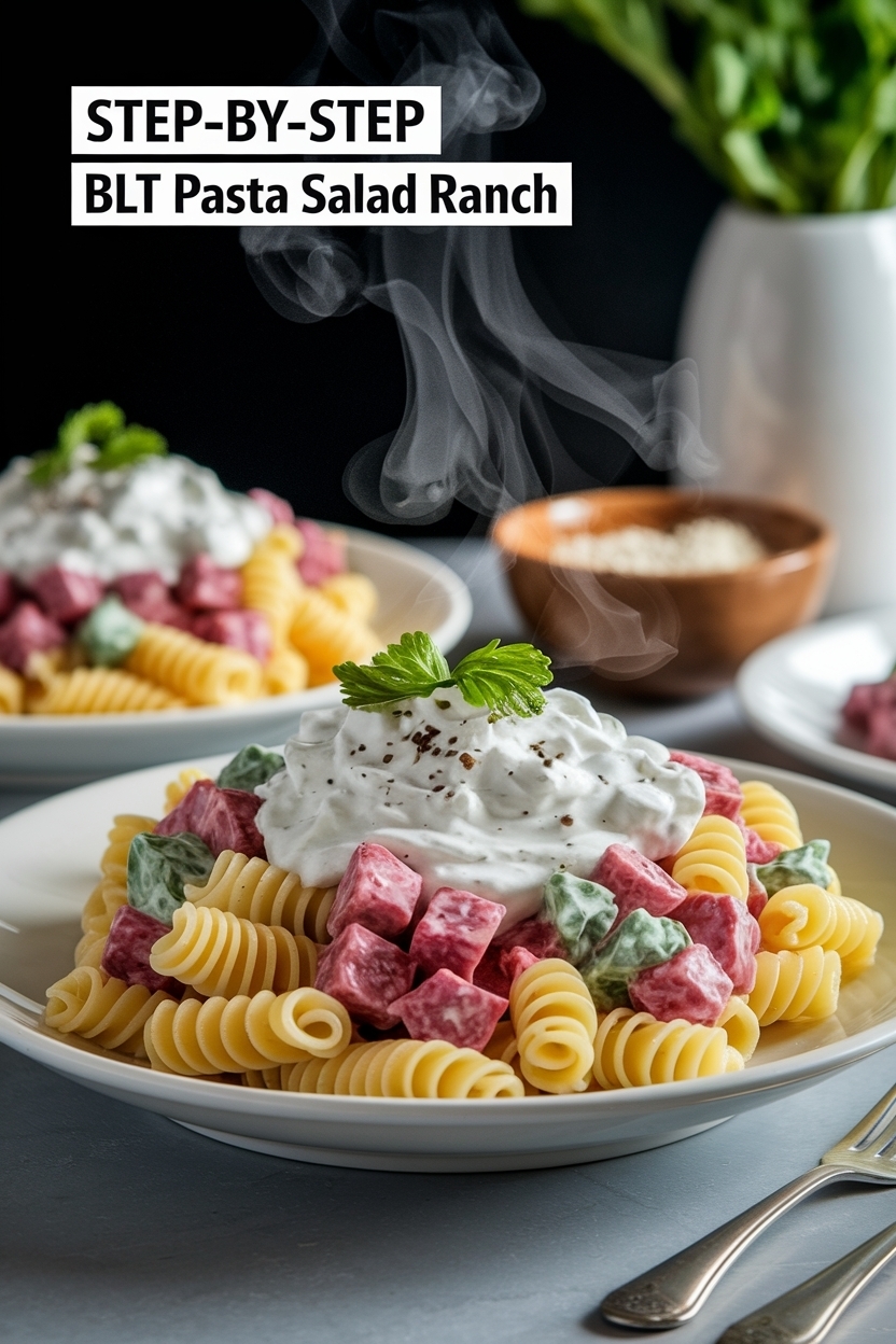 blt pasta salad ranch