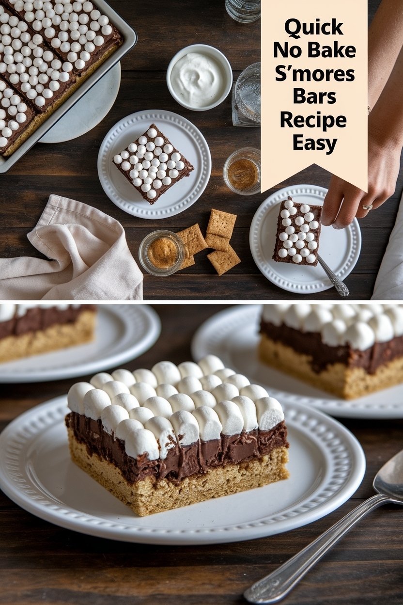 no bake s'mores bars recipe easy