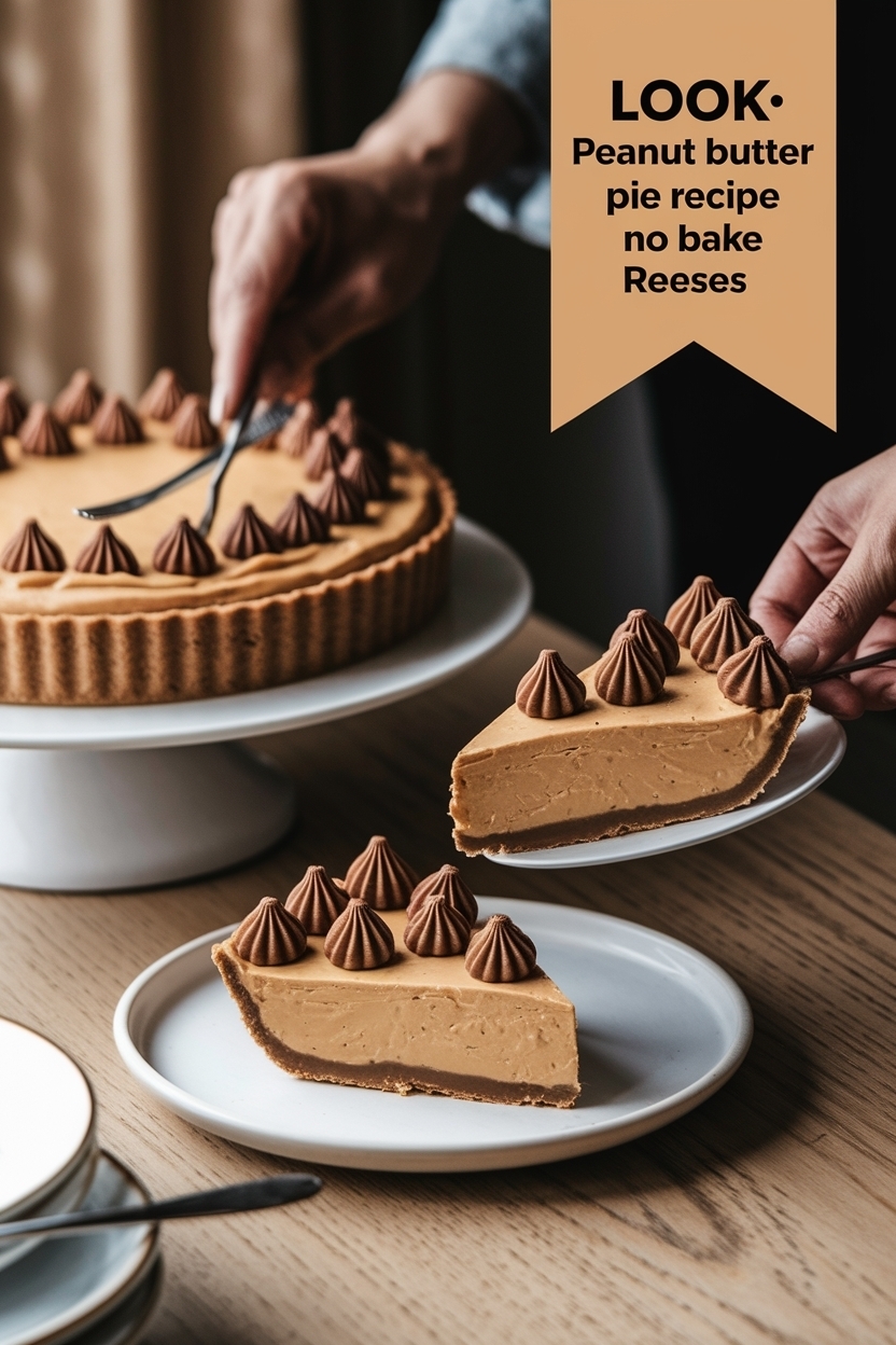 peanut butter pie recipe no bake reeses