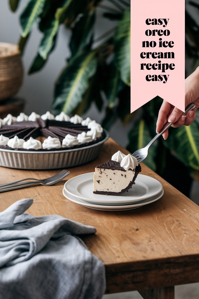 oreo ice cream pie recipe easy