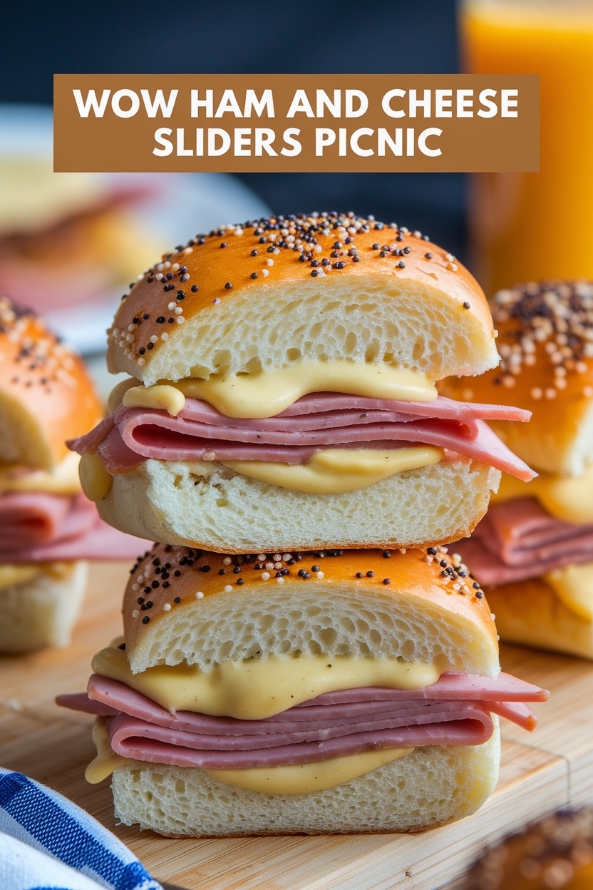 ham and cheese sliders picnic