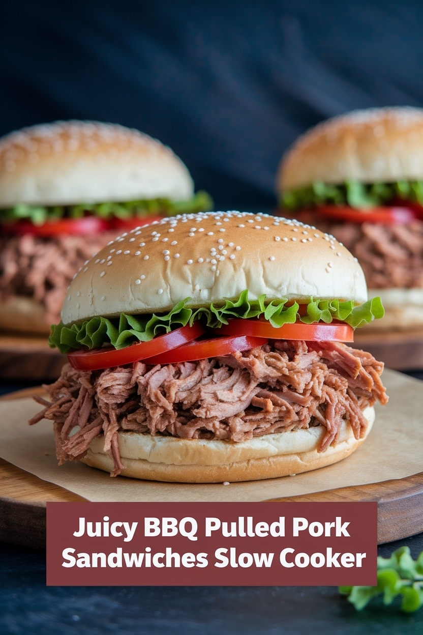 bbq pulled pork sandwiches slow cooker