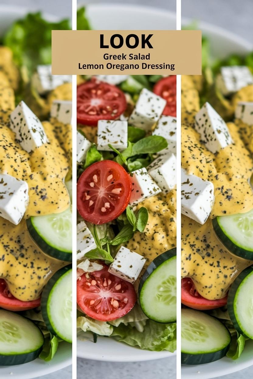 greek salad lemon oregano dressing
