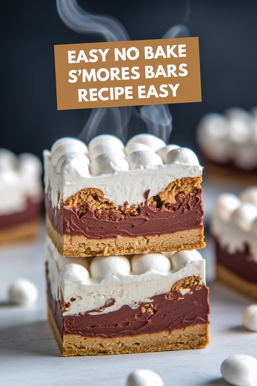 no bake s'mores bars recipe easy