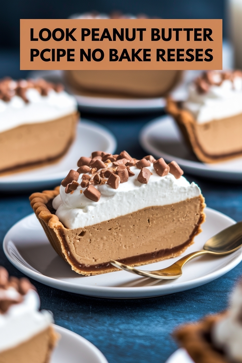 peanut butter pie recipe no bake reeses