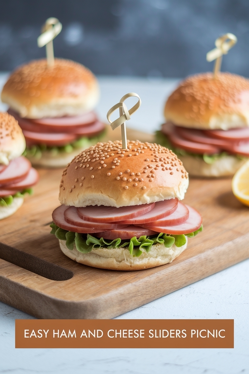 ham and cheese sliders picnic