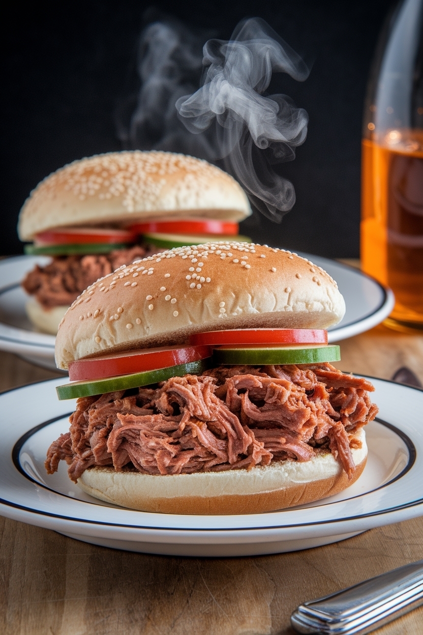 bbq pulled pork sandwiches slow cooker
