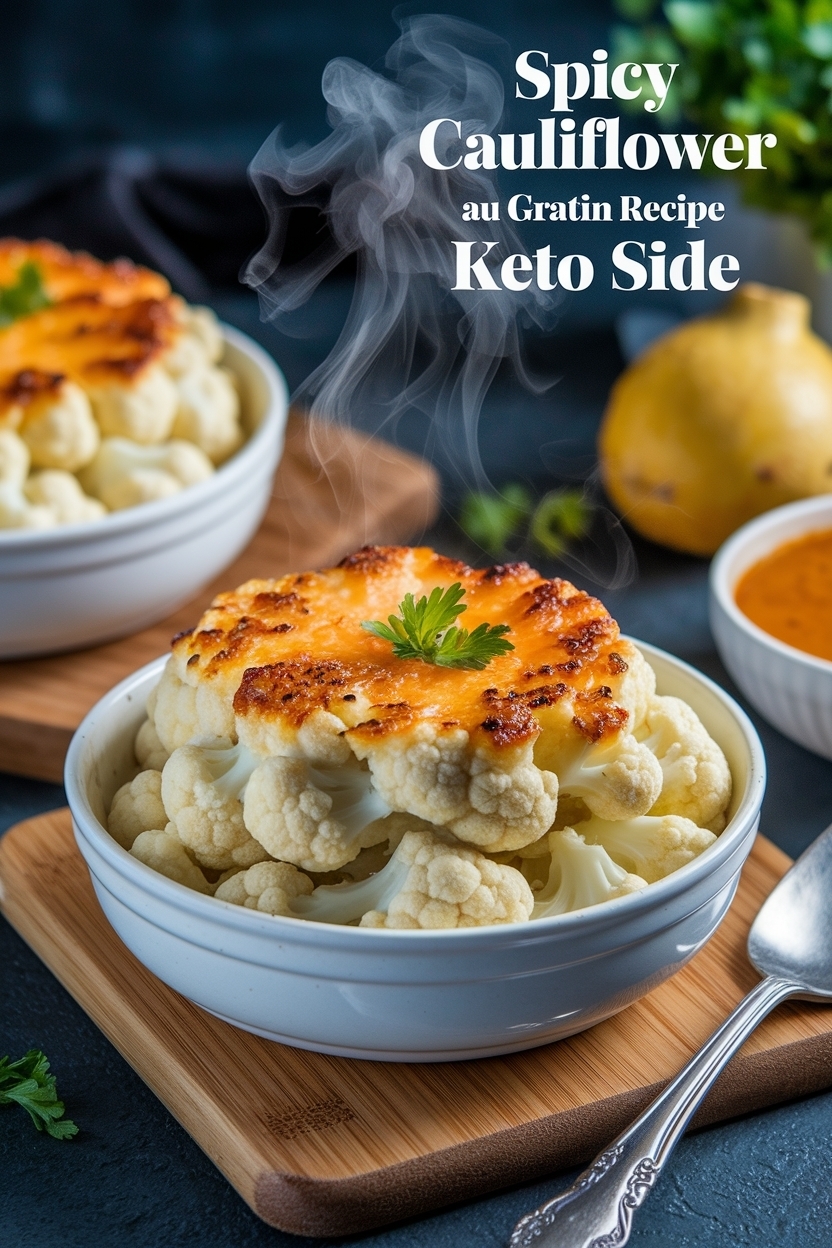 cauliflower au gratin recipe keto side
