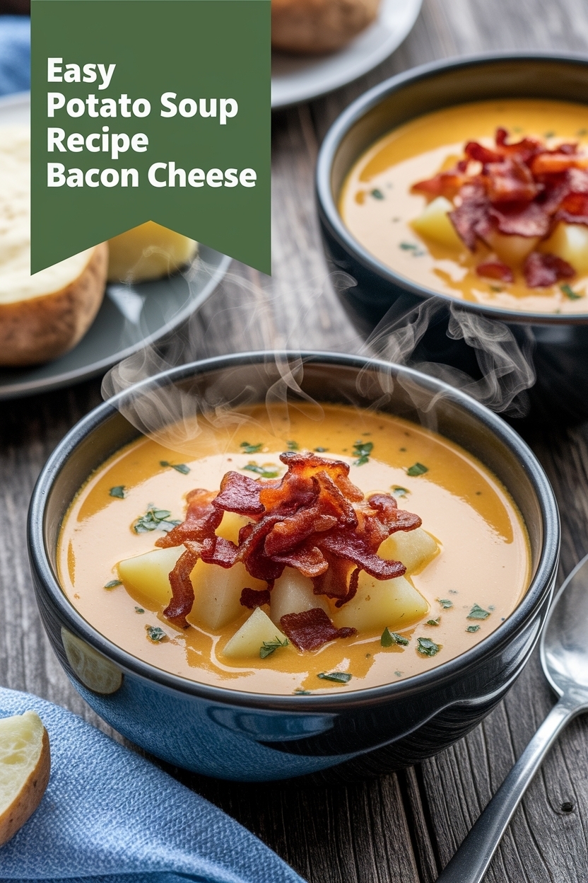 potato soup recipe loaded bacon cheese