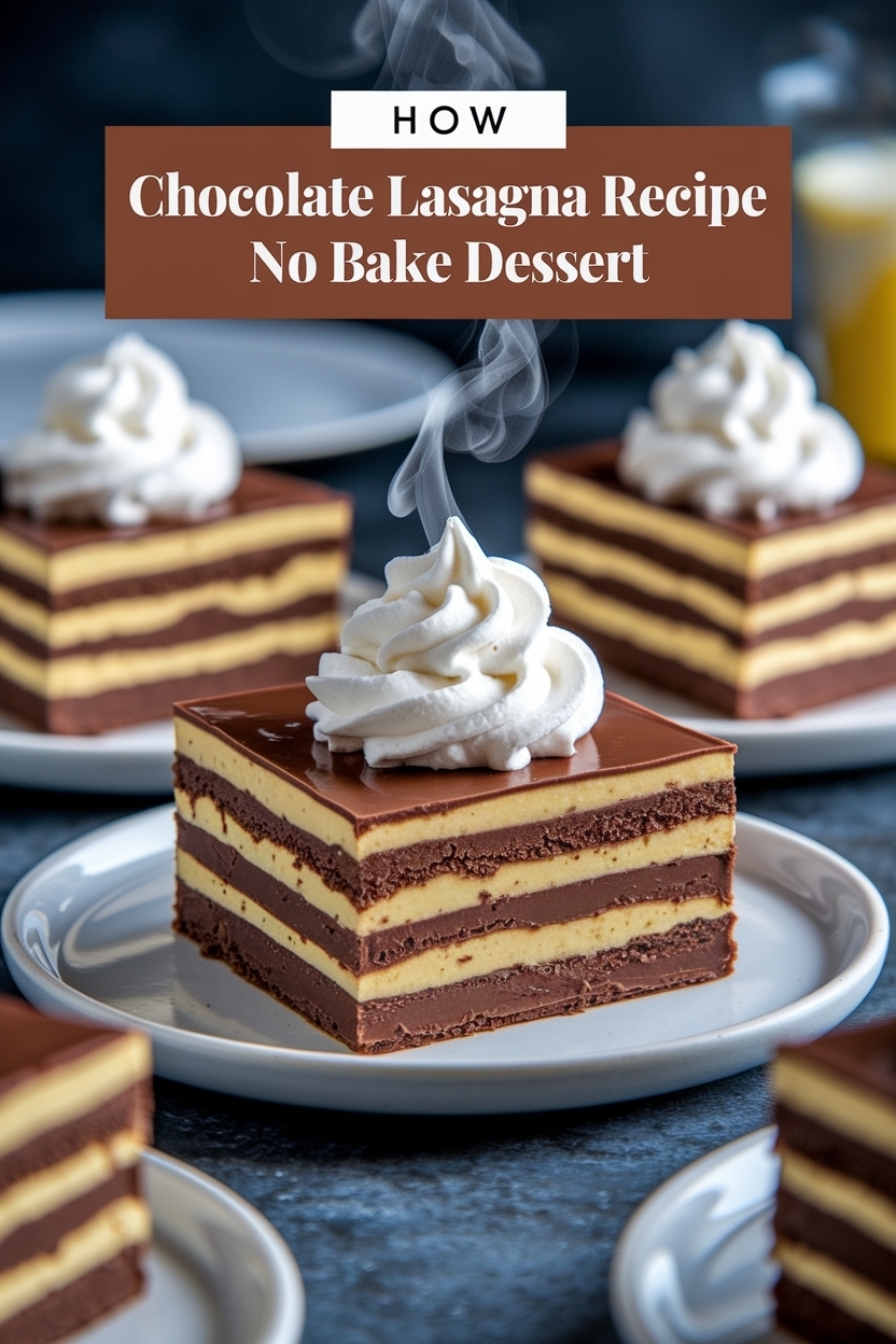 chocolate lasagna recipe no bake dessert
