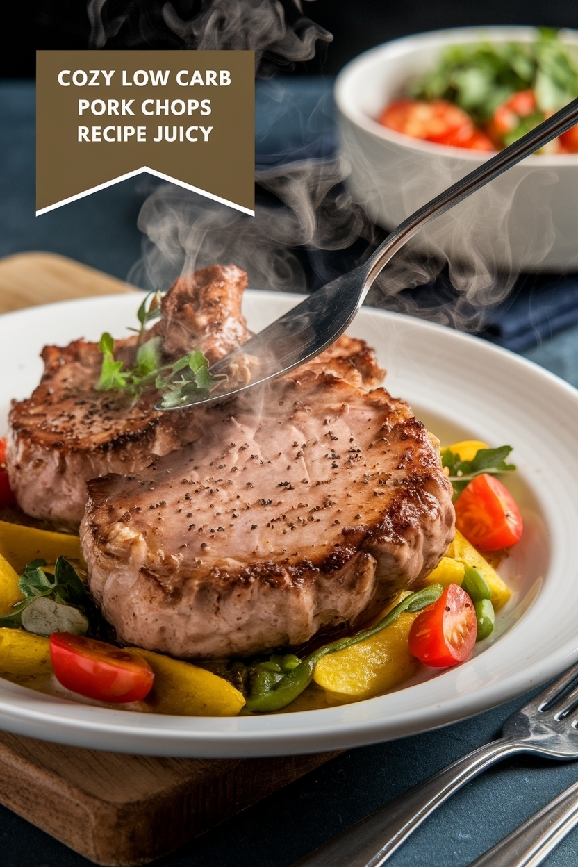low carb pork chops recipe juicy
