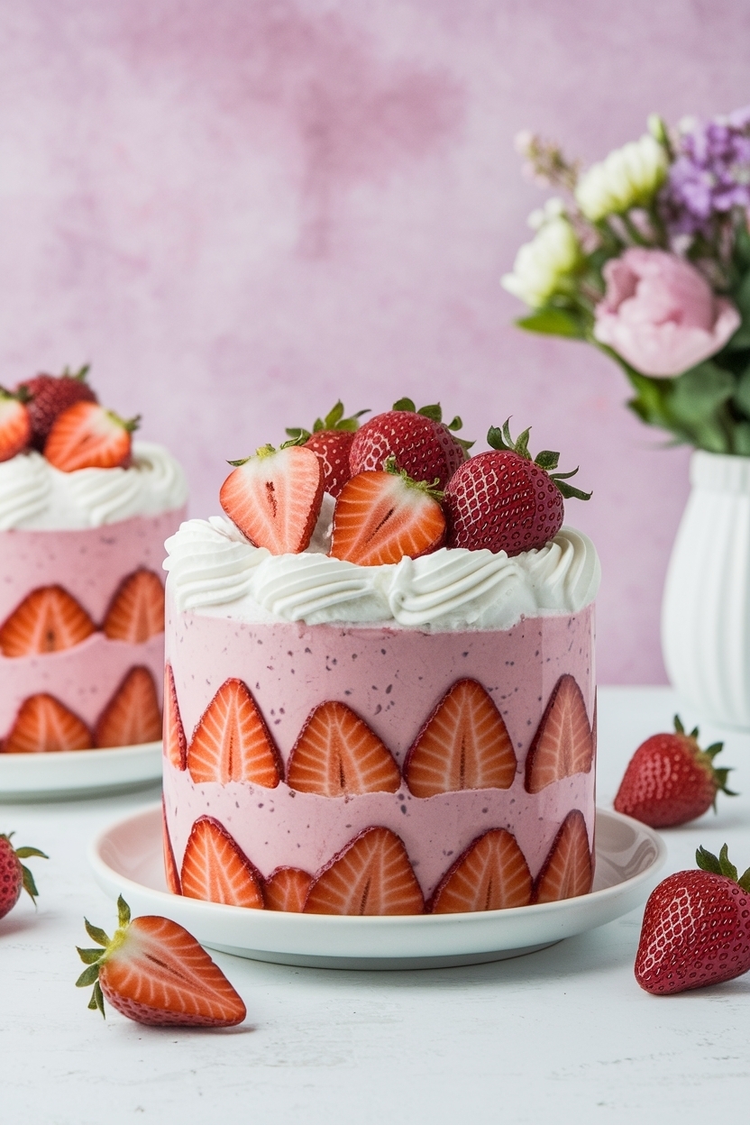 frozen strawberry dessert recipe easy summer