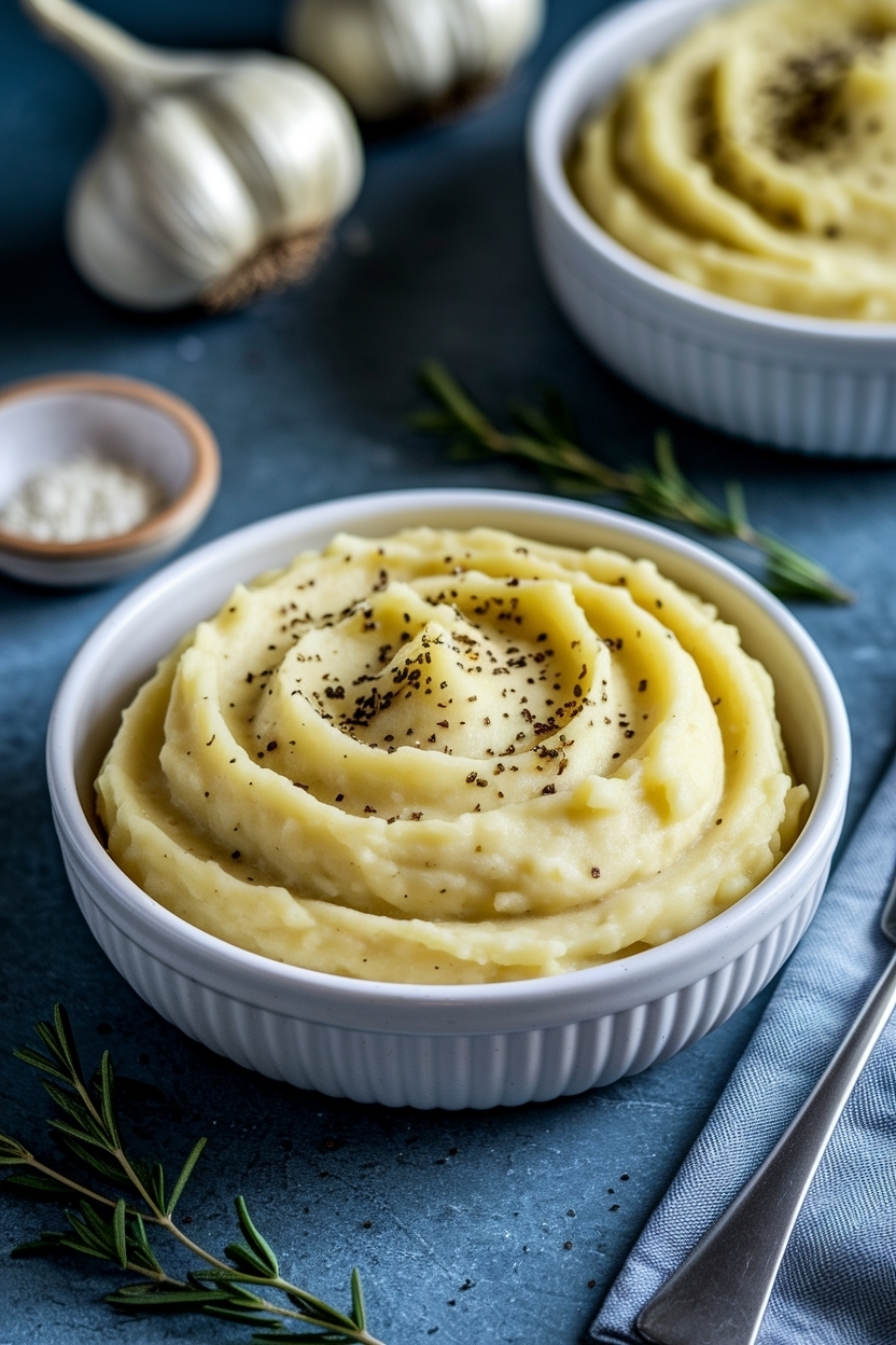garlic mashed potatoes recipe creamy