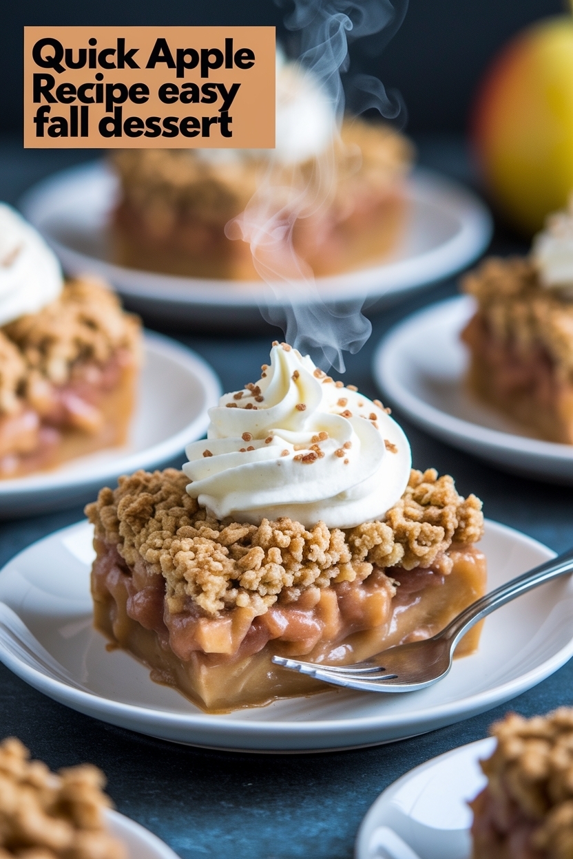 apple crisp recipe easy fall dessert