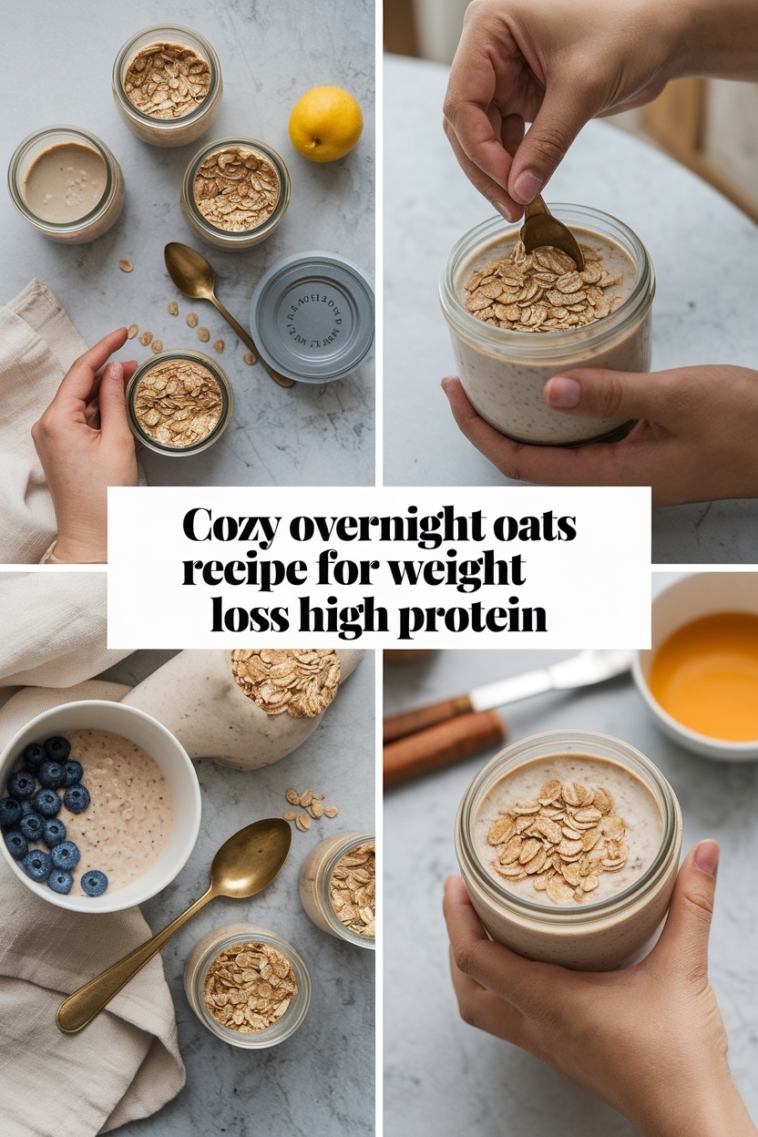 overnight oats recipe for weight loss high protein