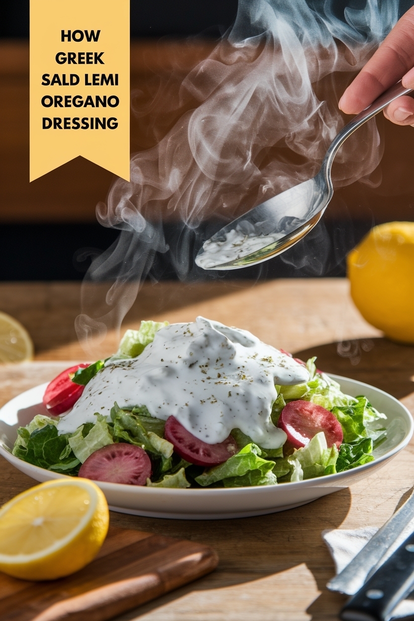 greek salad lemon oregano dressing