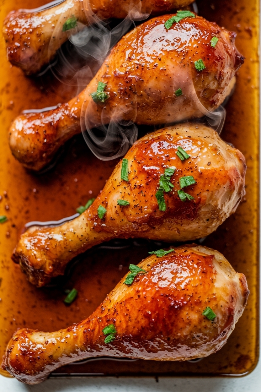 honey garlic chicken drumsticks baked 400