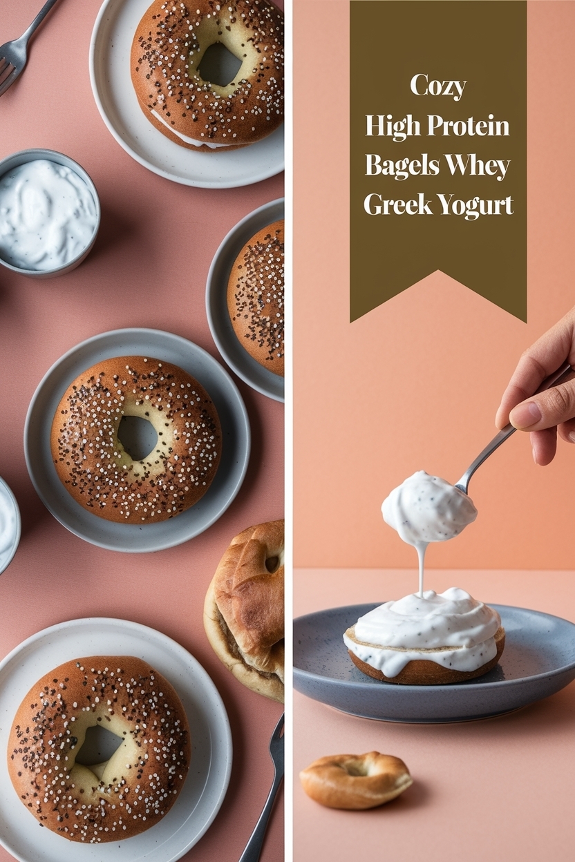 high protein bagels whey greek yogurt