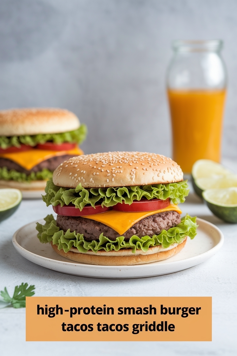 smash burger tacos griddle