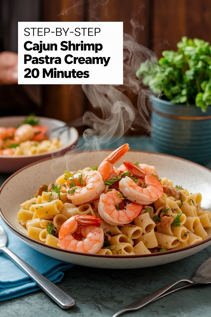 cajun shrimp pasta creamy 20 minutes