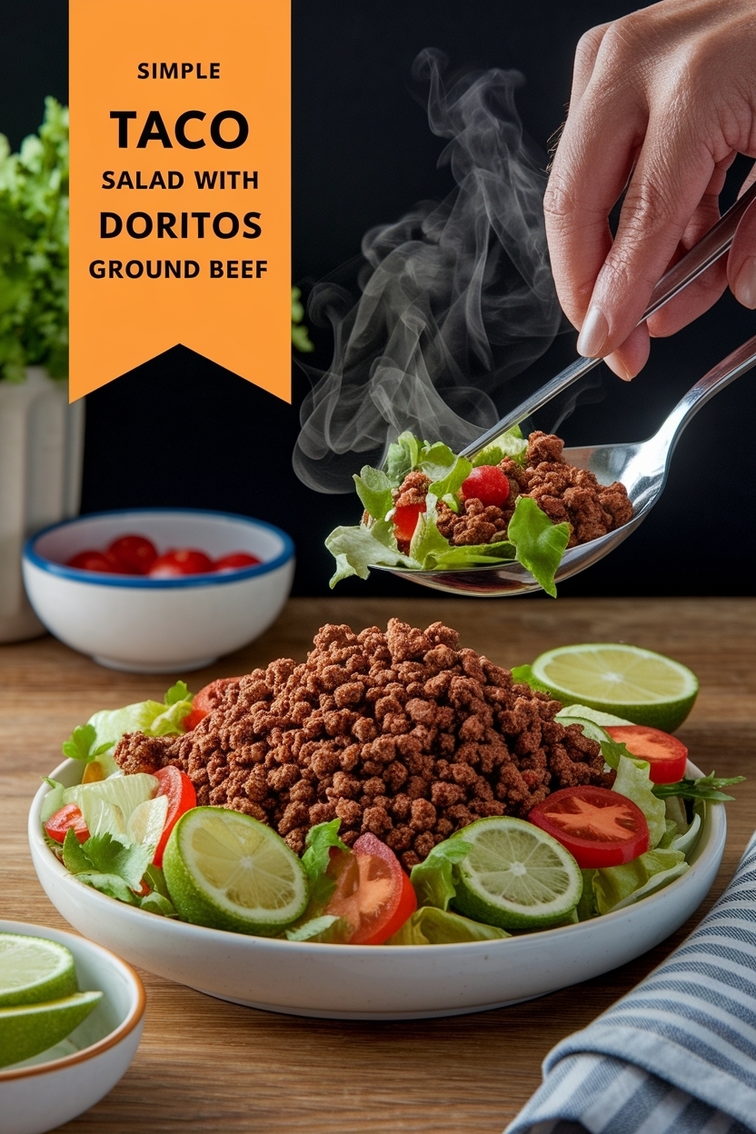 taco salad with doritos ground beef