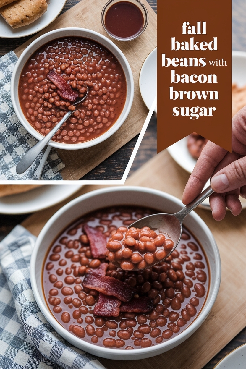 baked beans with bacon brown sugar