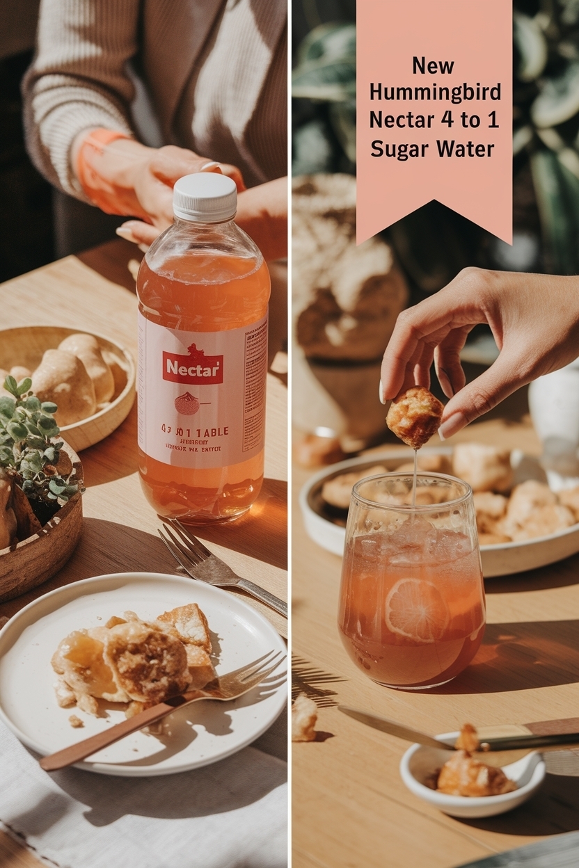hummingbird nectar 4 to 1 sugar water