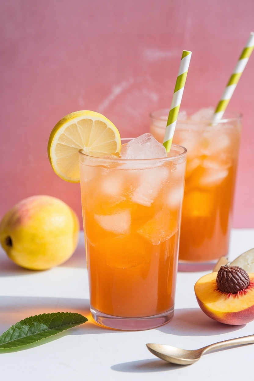 peach iced tea lemonade
