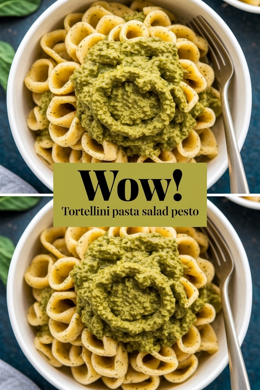 tortellini pasta salad pesto