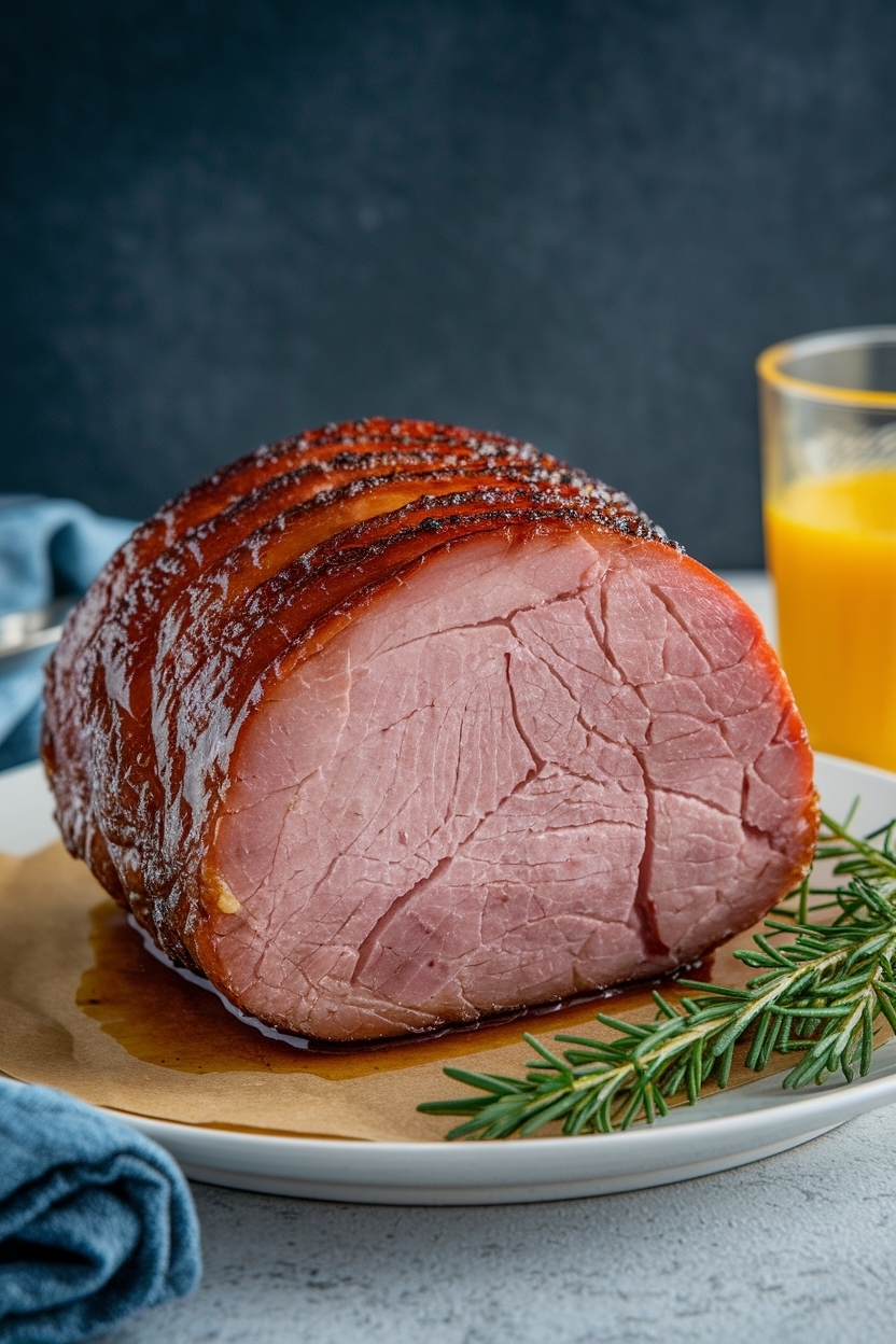 bone in ham low and slow 250 juicy