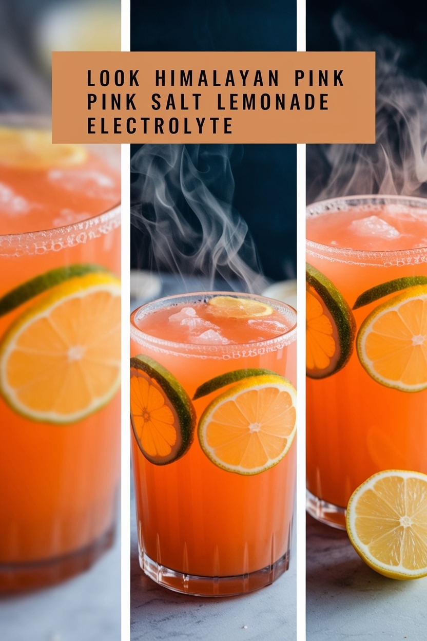 himalayan pink salt lemonade electrolyte