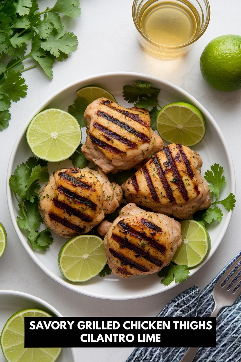 grilled chicken thighs cilantro lime