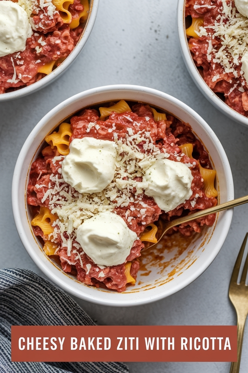 baked ziti with ricotta
