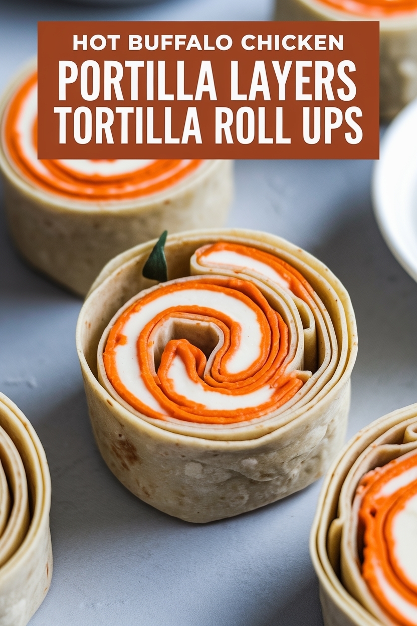 buffalo chicken pinwheels tortilla roll ups