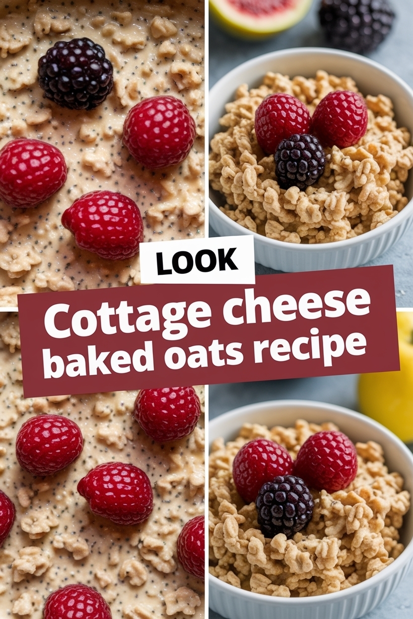 cottage cheese baked oats recipe