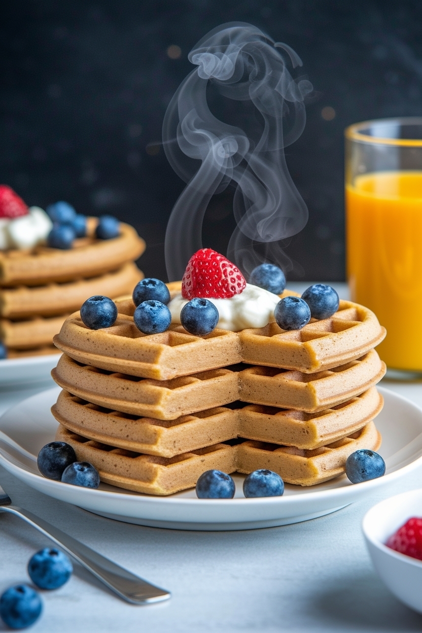 protein waffles recipe without protein powder