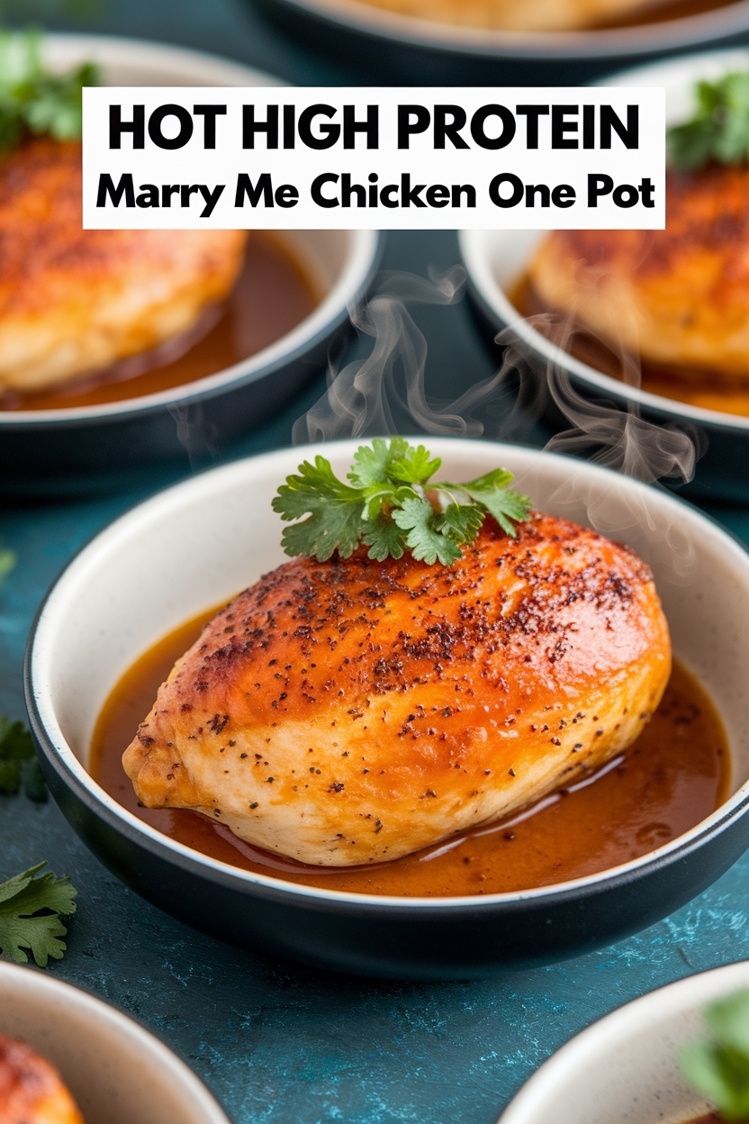 high protein marry me chicken one pot