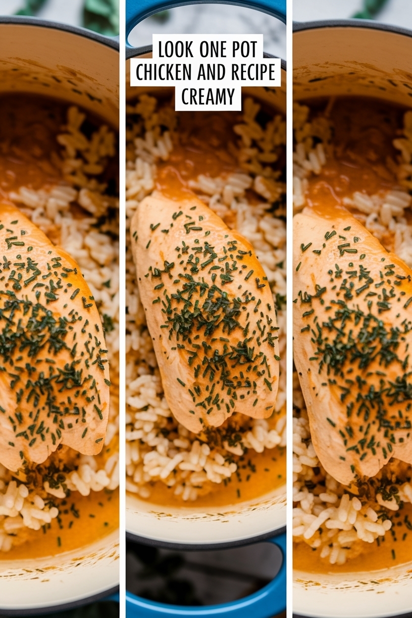 one pot chicken and rice recipe creamy