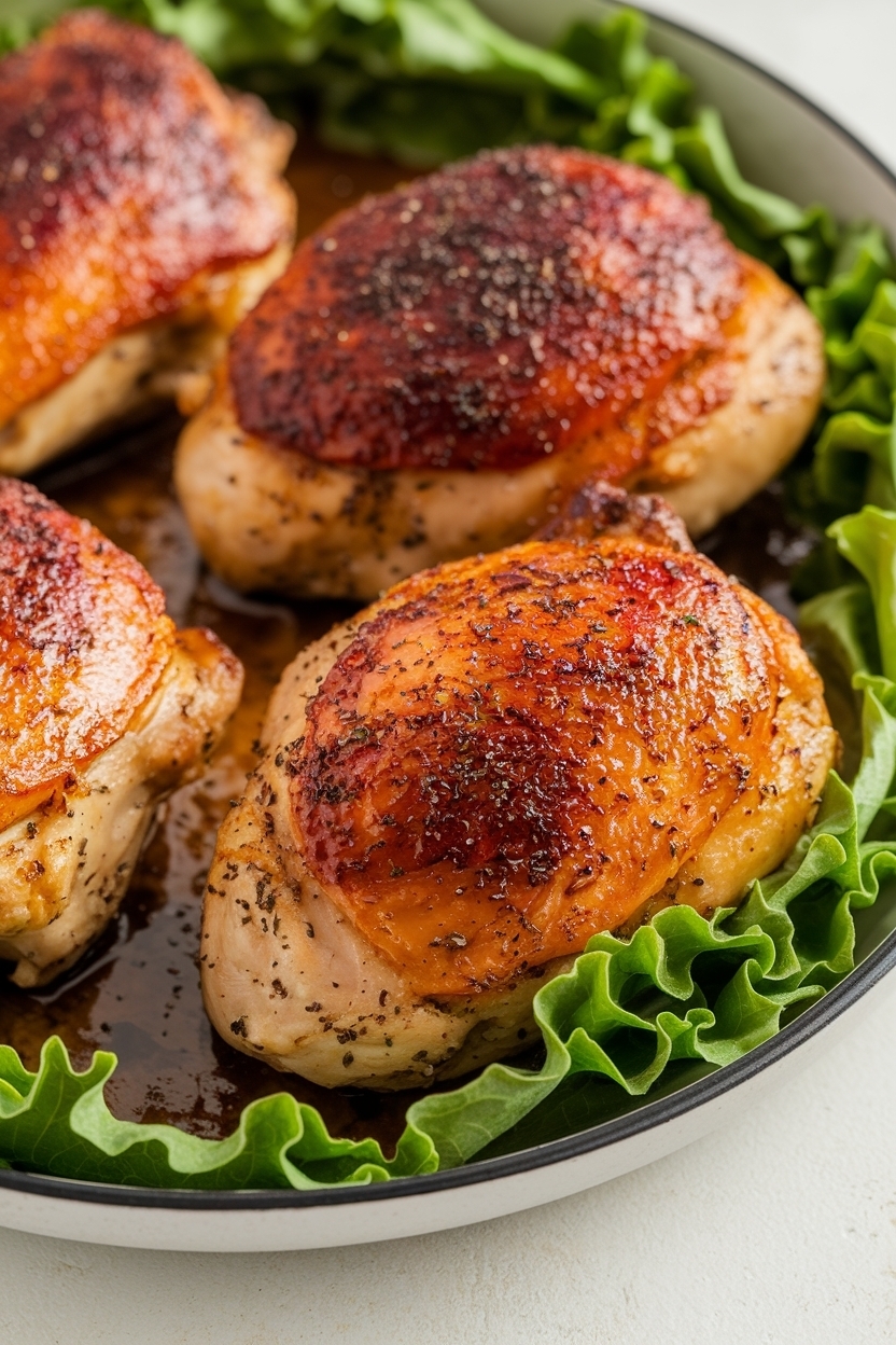 honey garlic chicken thighs baked