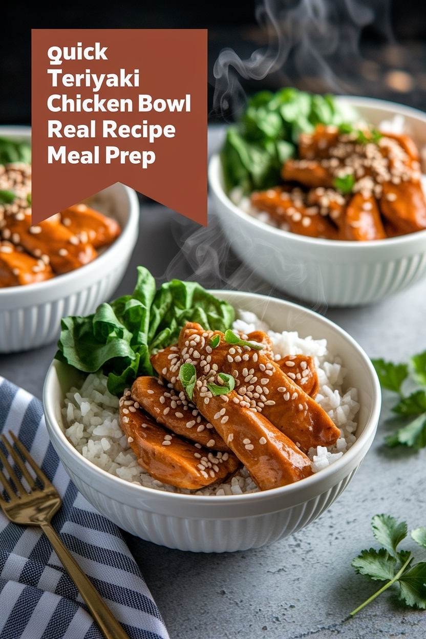 teriyaki chicken bowl recipe meal prep