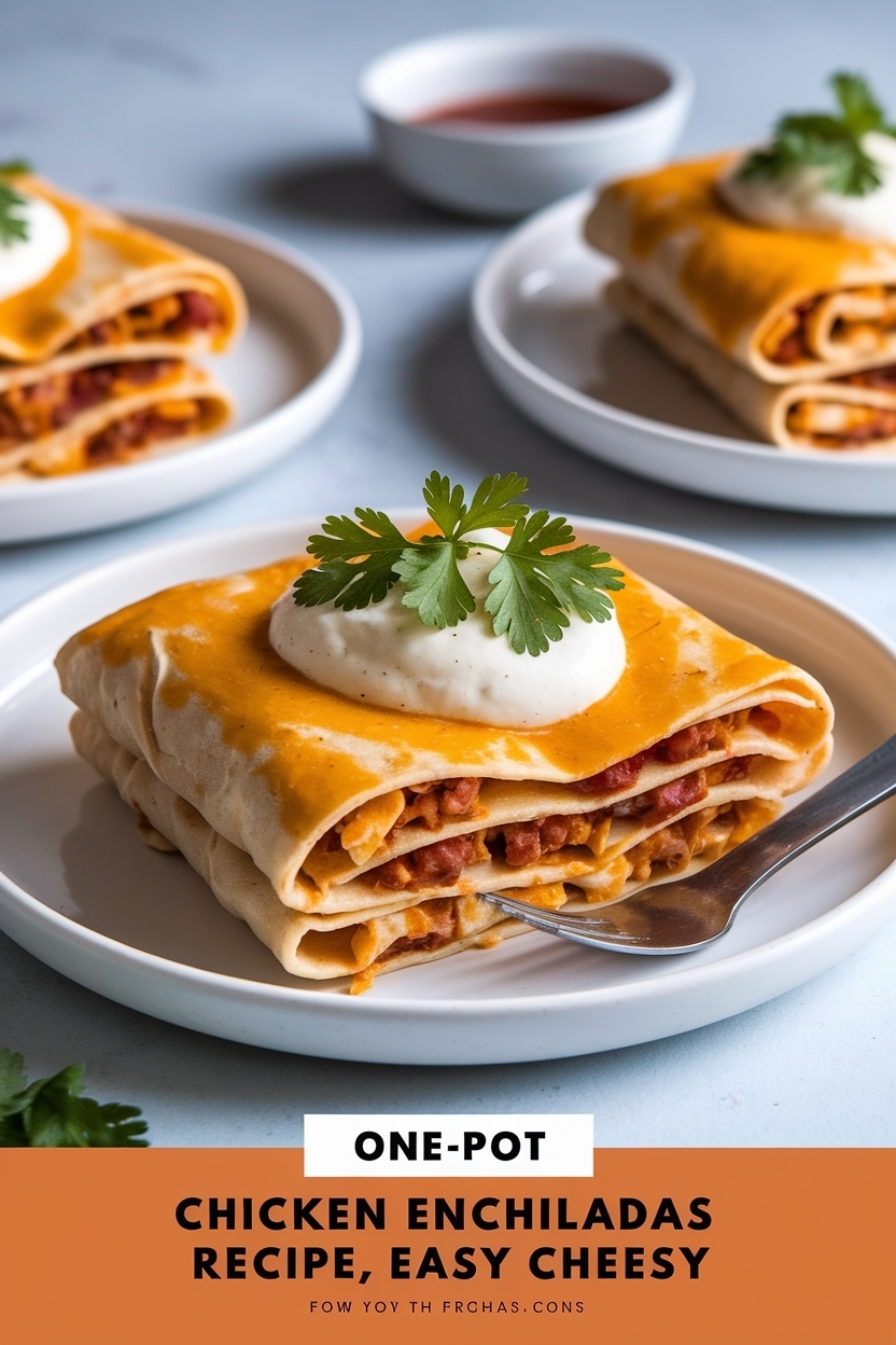 chicken enchiladas recipe easy cheesy